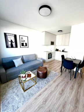 Apartmán s klimatizáciou a balkónom pri letisku BTS